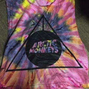 Arctic monkeys Harry Potter tie-dye shirt